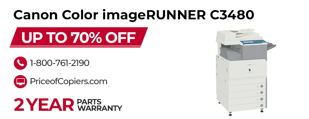 buy the Canon Color imageRUNNER C3480 save up to 70% off