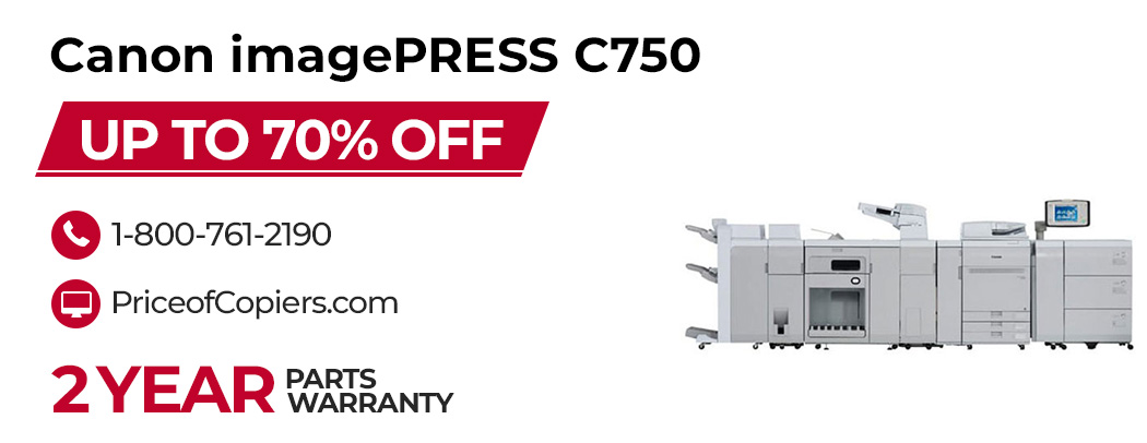 buy the Canon imagePRESS C750 save up to 70% off
