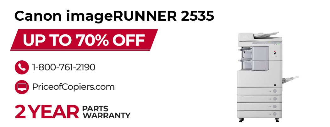 buy the Canon imageRUNNER 2535 save up to 70% off