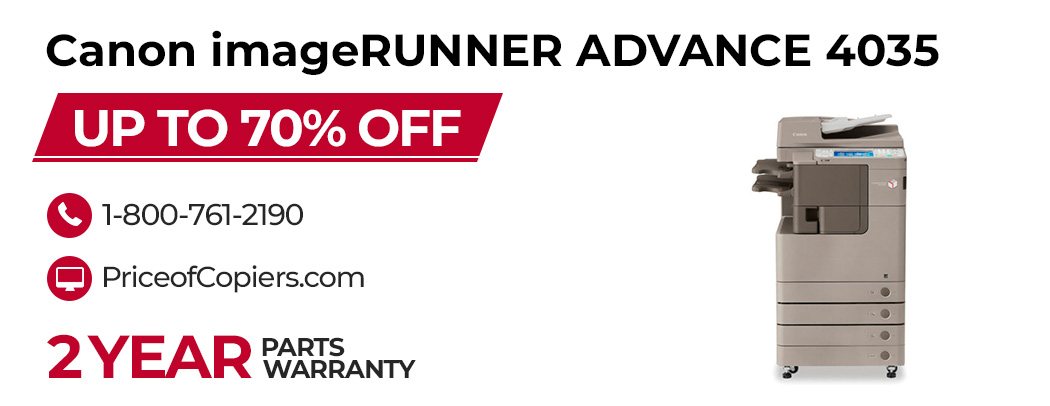 buy the Canon imageRUNNER ADVANCE 4035 save up to 70% off