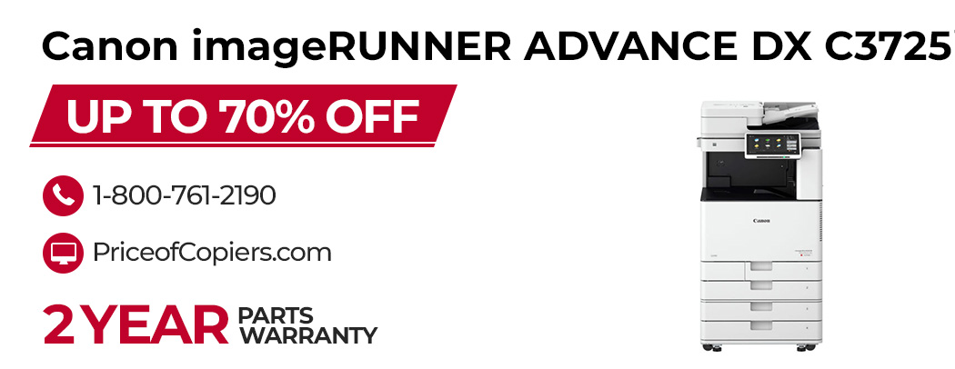buy the Canon imageRUNNER ADVANCE DX C3725i save up to 70% off