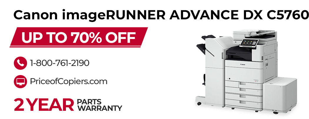 buy the Canon imageRUNNER ADVANCE DX C5760i save up to 70% off