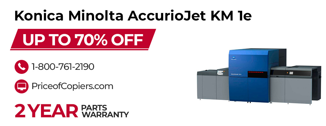 buy the Konica Minolta AccurioJet KM-1e save up to 70% off