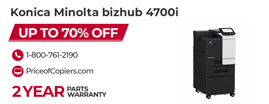 buy the Konica Minolta bizhub 4700i save up to 70% off