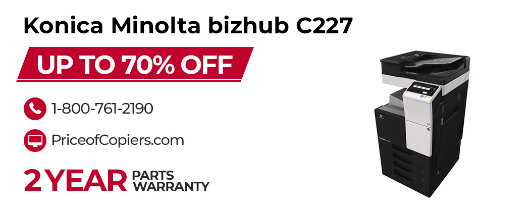 buy the Konica Minolta bizhub C227 save up to 70% off
