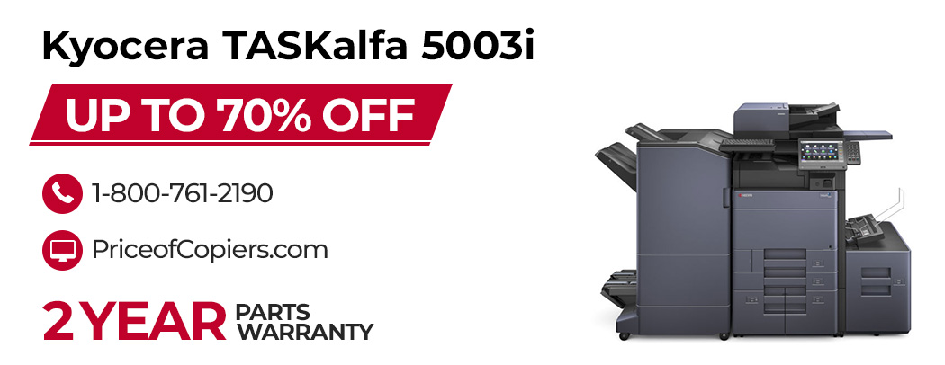 buy the Kyocera TASKalfa 5003i save up to 70% off