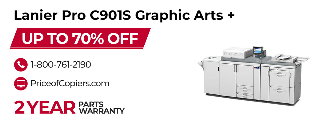 buy the Lanier Pro C901S Graphic Arts + save up to 70% off