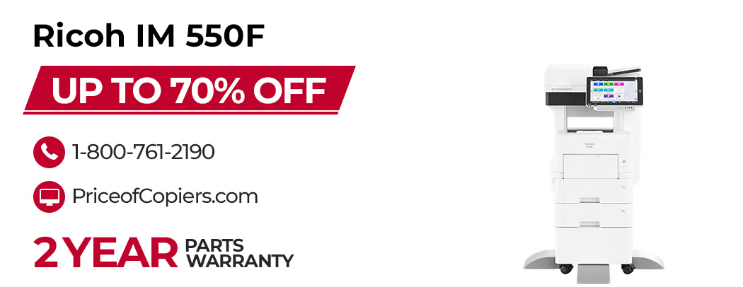 buy the Ricoh IM 550F save up to 70% off