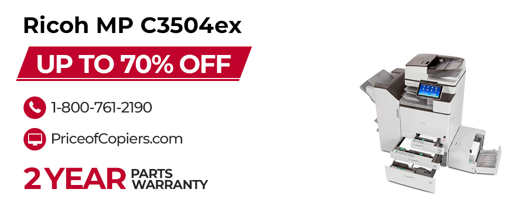 buy the Ricoh MP C3504ex save up to 70% off