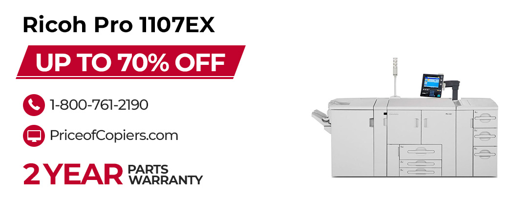 buy the Ricoh Pro 1107EX save up to 70% off